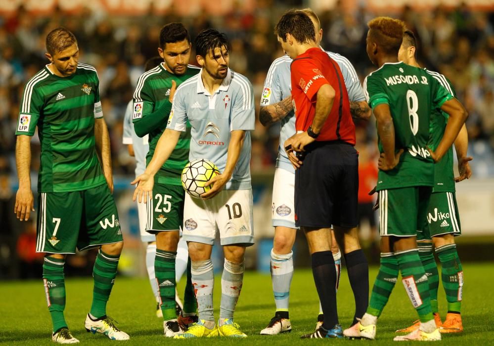 Un gol de Pablo Hernández le vale al Celta para firmar las tablas ante los verdiblancos, que se habían adelantado por medio de N''''Diaye