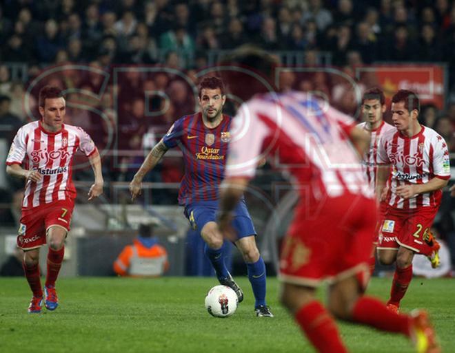 FC BARCELONA, 3 - SPORTING, 1