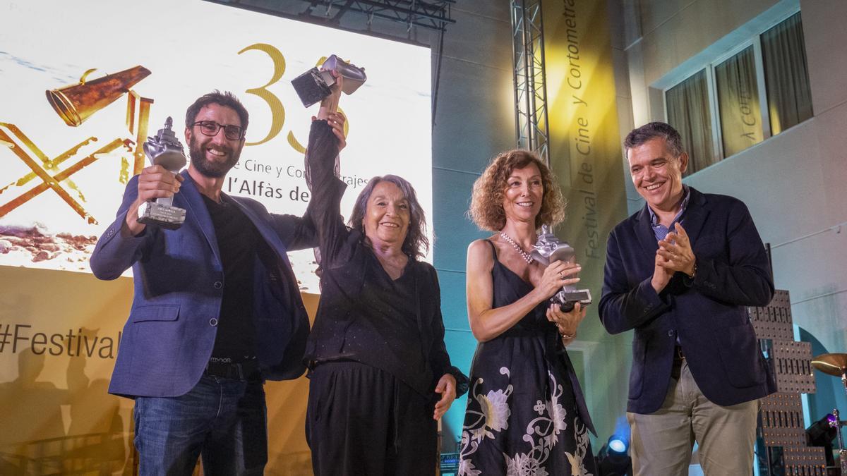 Los premiados en el festival de l'Alfàs