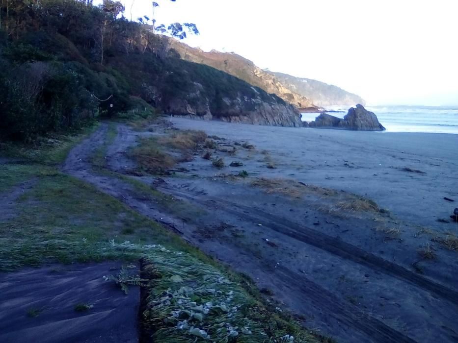 Los daños del temporal en Asturias