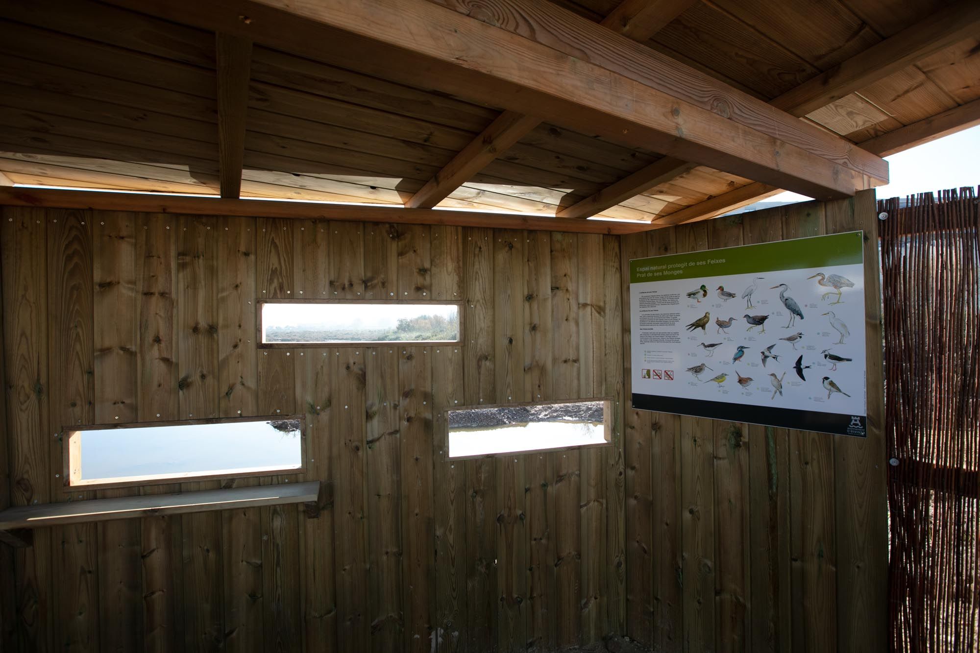 Instalado el primer observador de aves del municipio de Ibiza