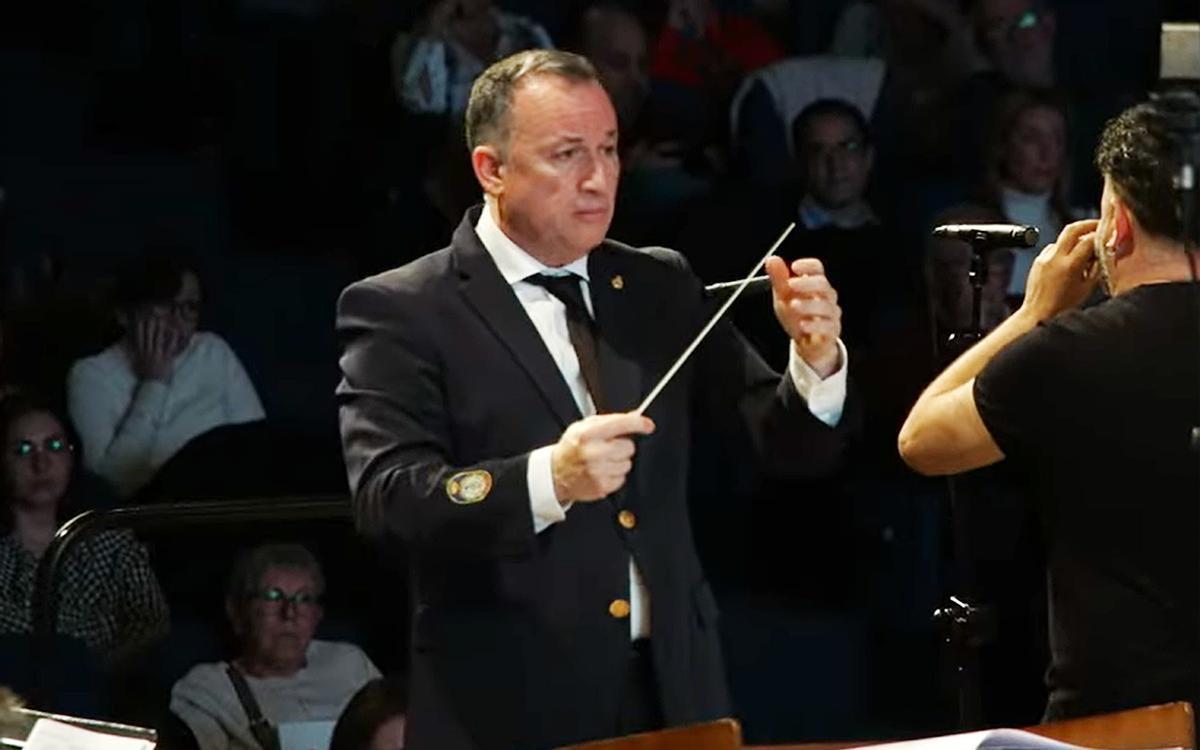 Pedro Vicente Alama, director Banda Primitiva de Lliria premiado en el 50 CIM Altea