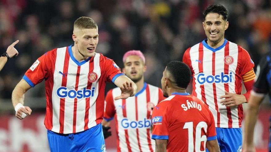 El ucraniano Dobvyk anotó un triplete el pasado domingo contra el Sevilla.