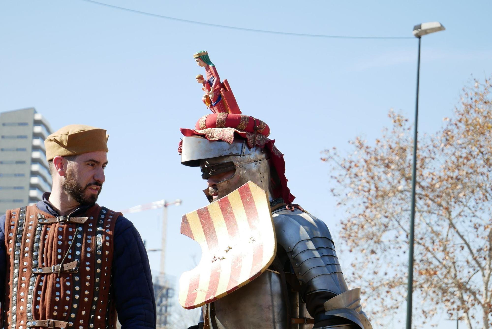 EN IMÁGENES | El torno de justas cierra los actos de coronación en la Aljafería