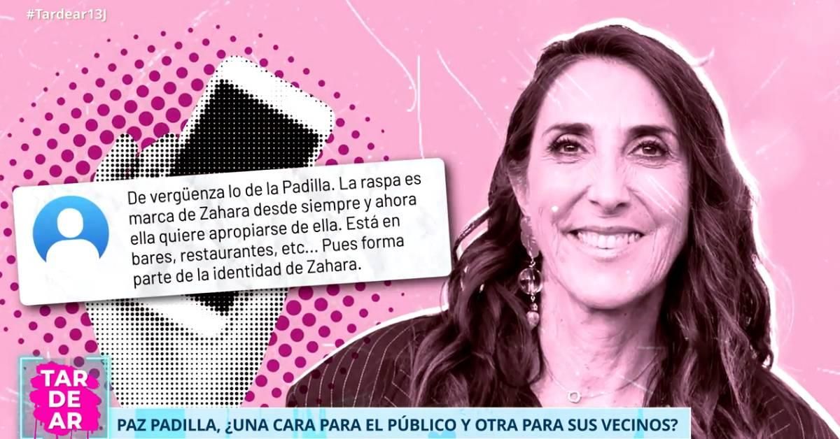 Paz Padilla ha sido fuertemente criticada en el programa 'TardeAR' debido a esta polémica