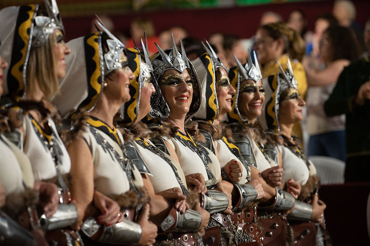 Desfile triunfal de las tropas cristianas en las Fiestas de Altea