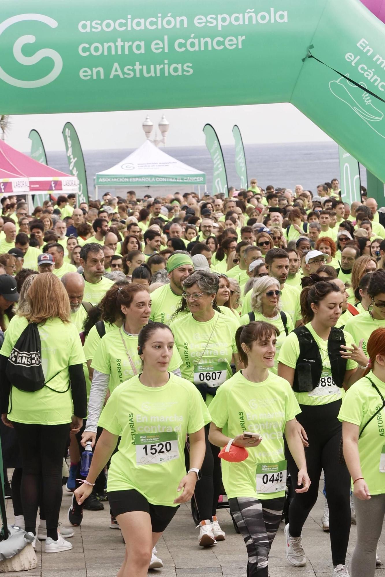 Así fue la carrera contra el cáncer de Gijón: en imágenes
