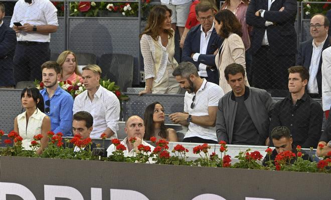 Aitana y Miguel Bernardeau en el Open de Madrid