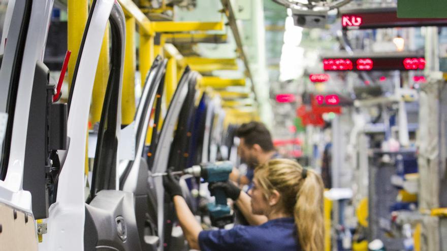 Trabajos en Almussafes, en una imagen de archivo.