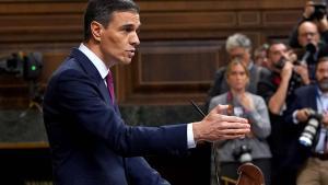 Pedro Sánchez, en el Congreso