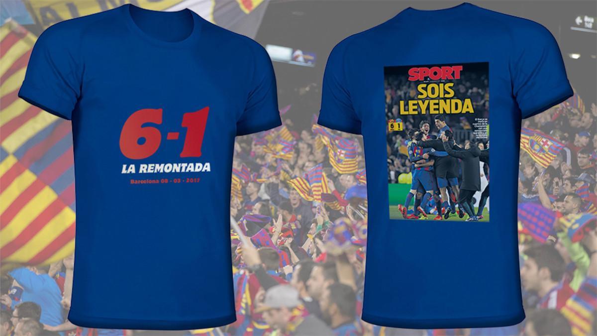 Consigue con SPORT la camiseta de la remontada