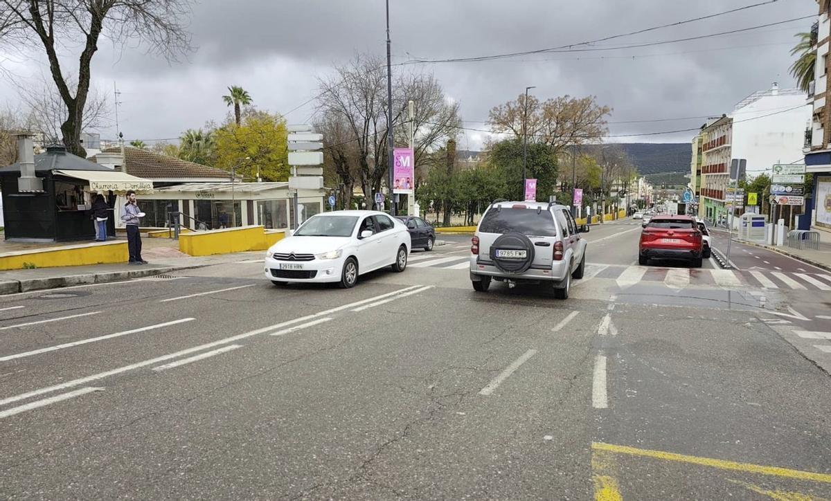 Una imagen de la Avenida del Parque, en la zona oeste de Lucena.  | M. GONZÁLEZ