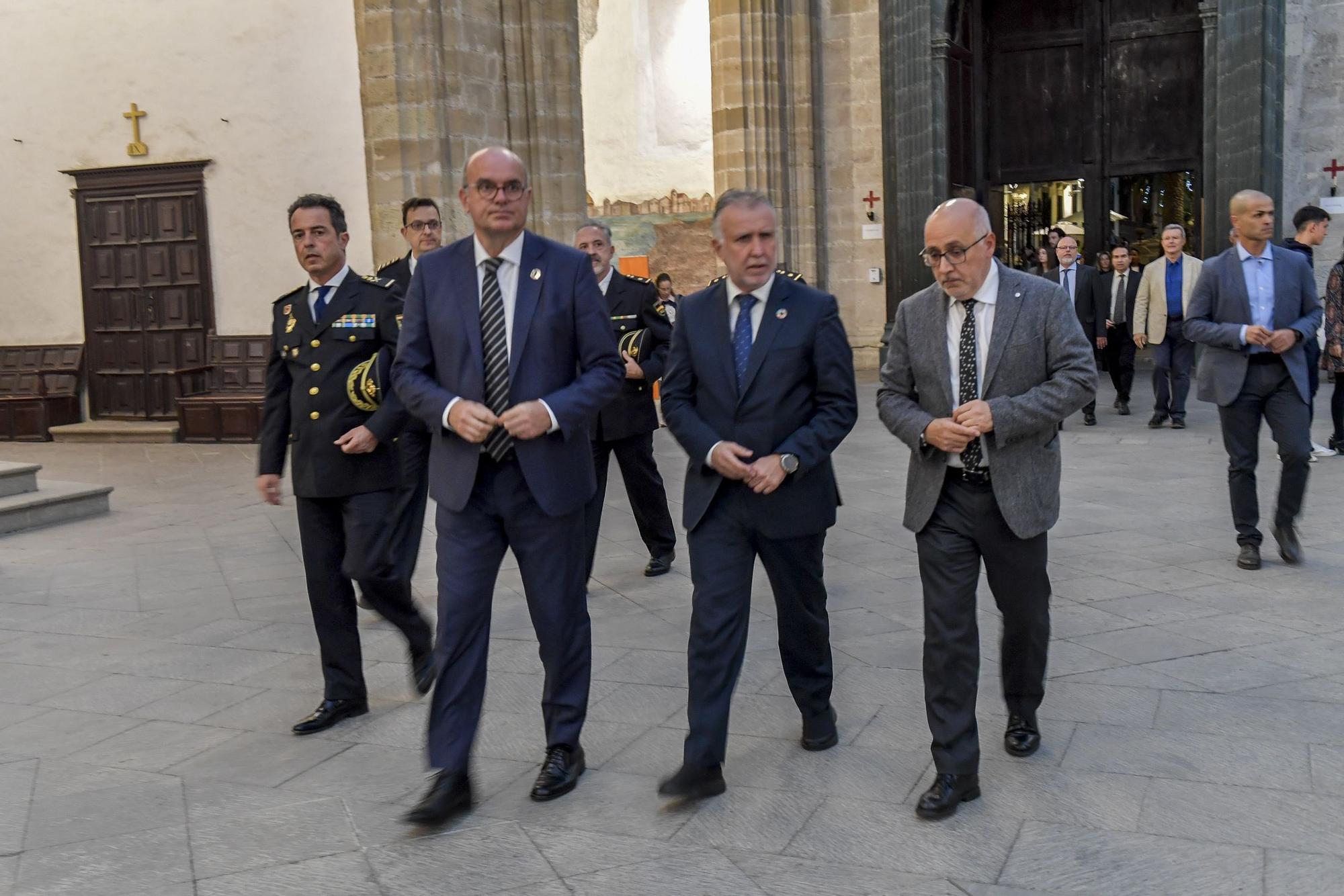 Funeral en Santa Ana por la familia grancanaria fallecida en un accidente de tráfico en Rumanía