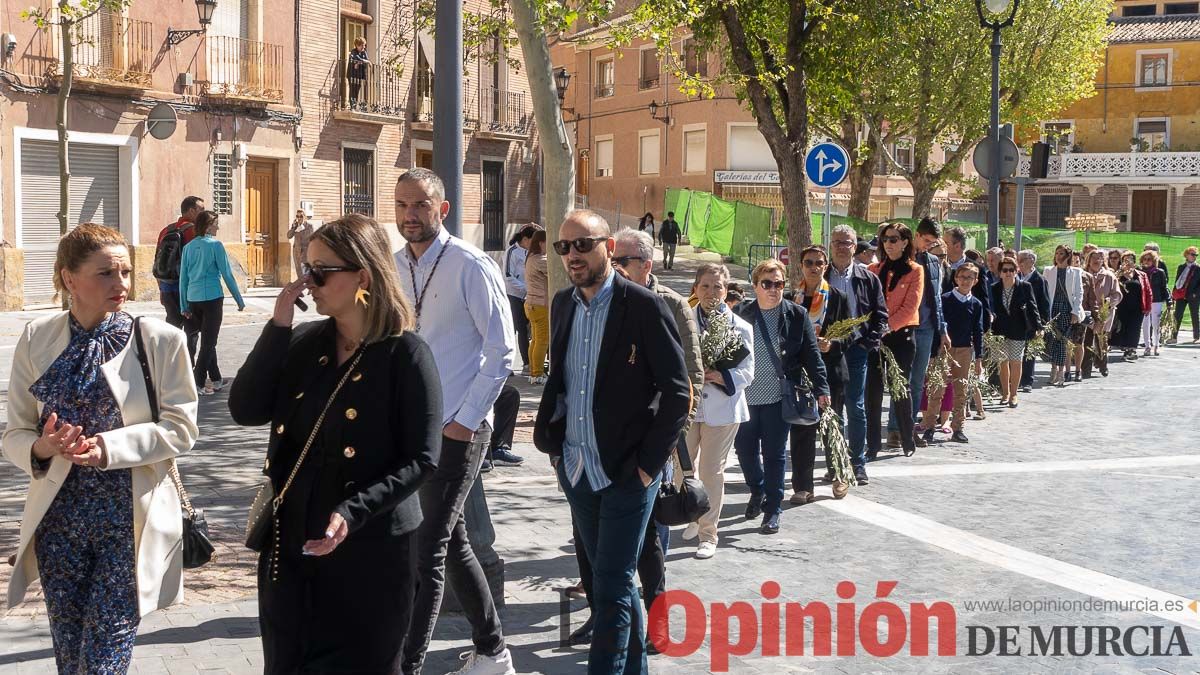 Procesión de Domingo de Ramos en Caravaca