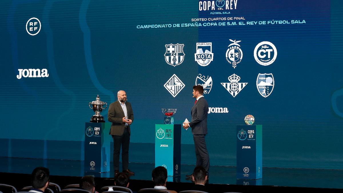 El sorteo realizado este martes en la sede de la Real Federación Española de Fútbol dictaminó que el Servigroup Peñíscola se viera emparejado con el Barça