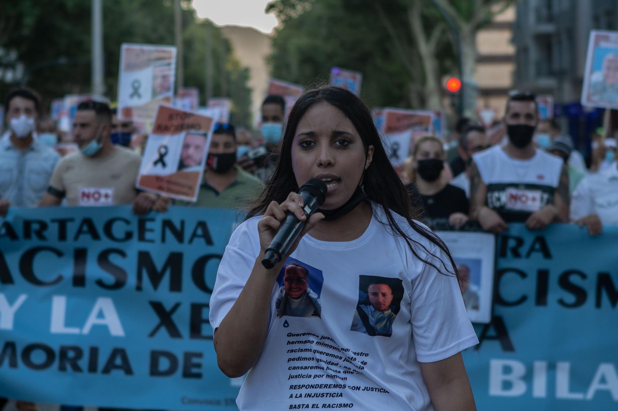 Manifestación contra el racismo en Cartagena