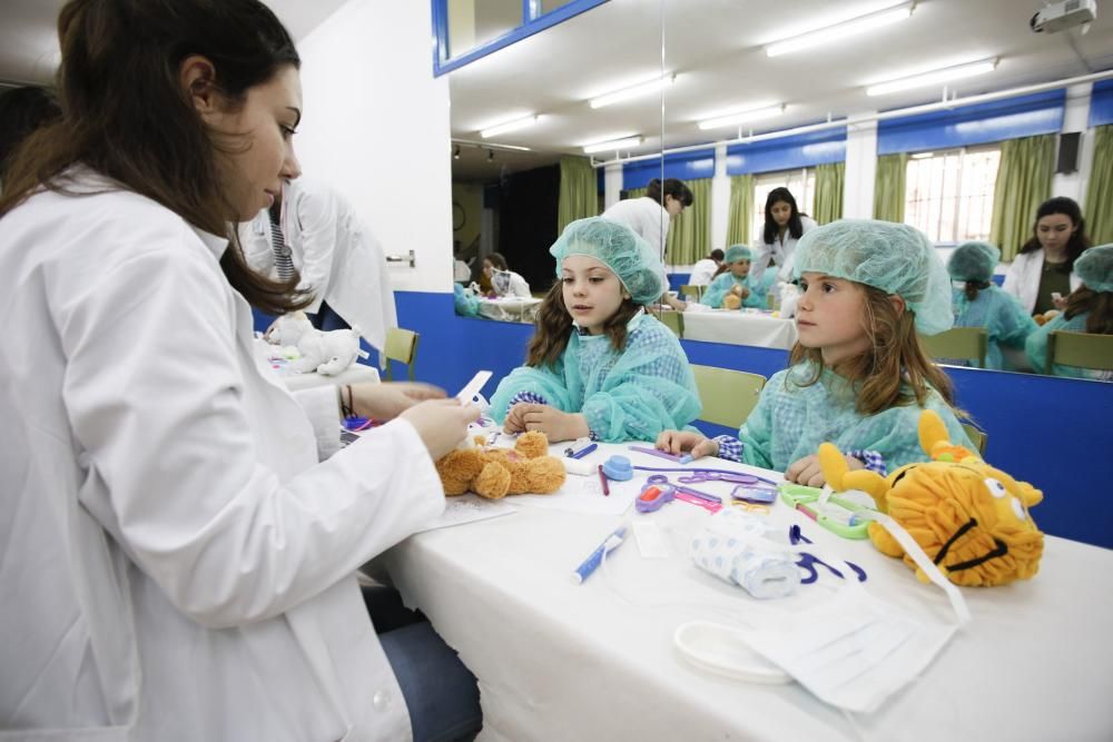 Encuentro con estudiantes de Medicina en el colegio del Quirinal