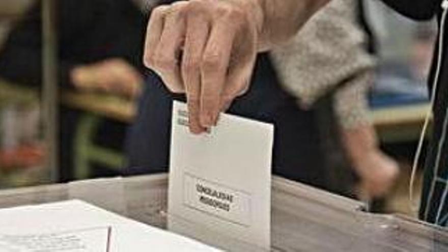 Votació, el 26 de maig passat