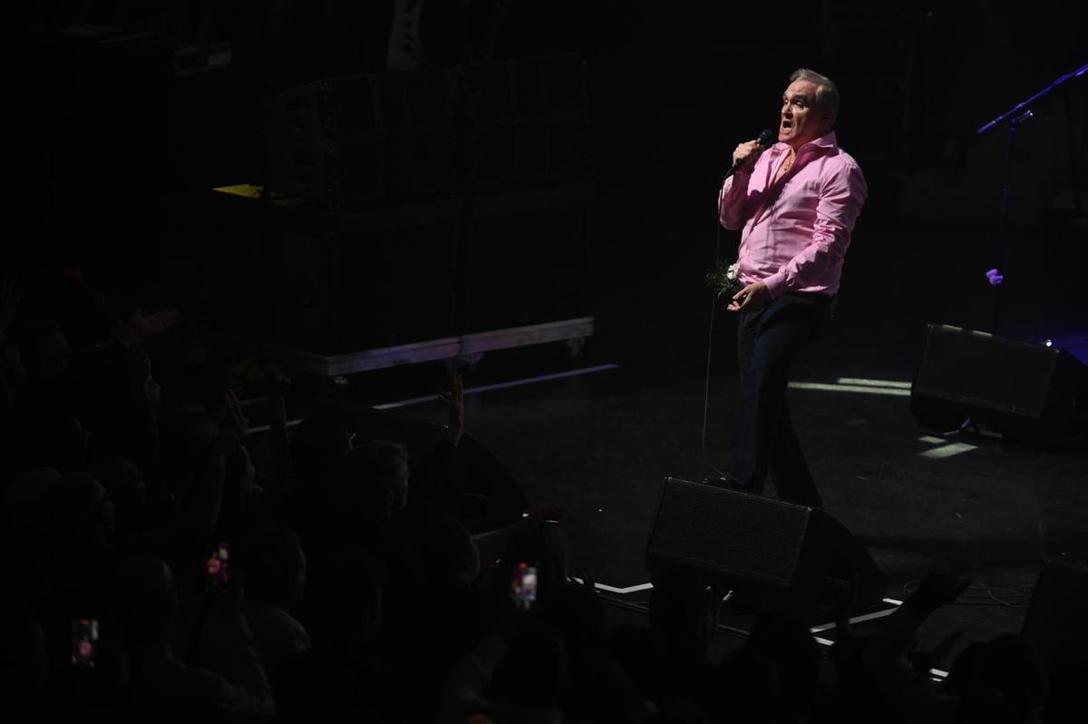 EN IMÁGENES | Concierto de Morrissey en la sala Mozart del Auditorio de Zaragoza