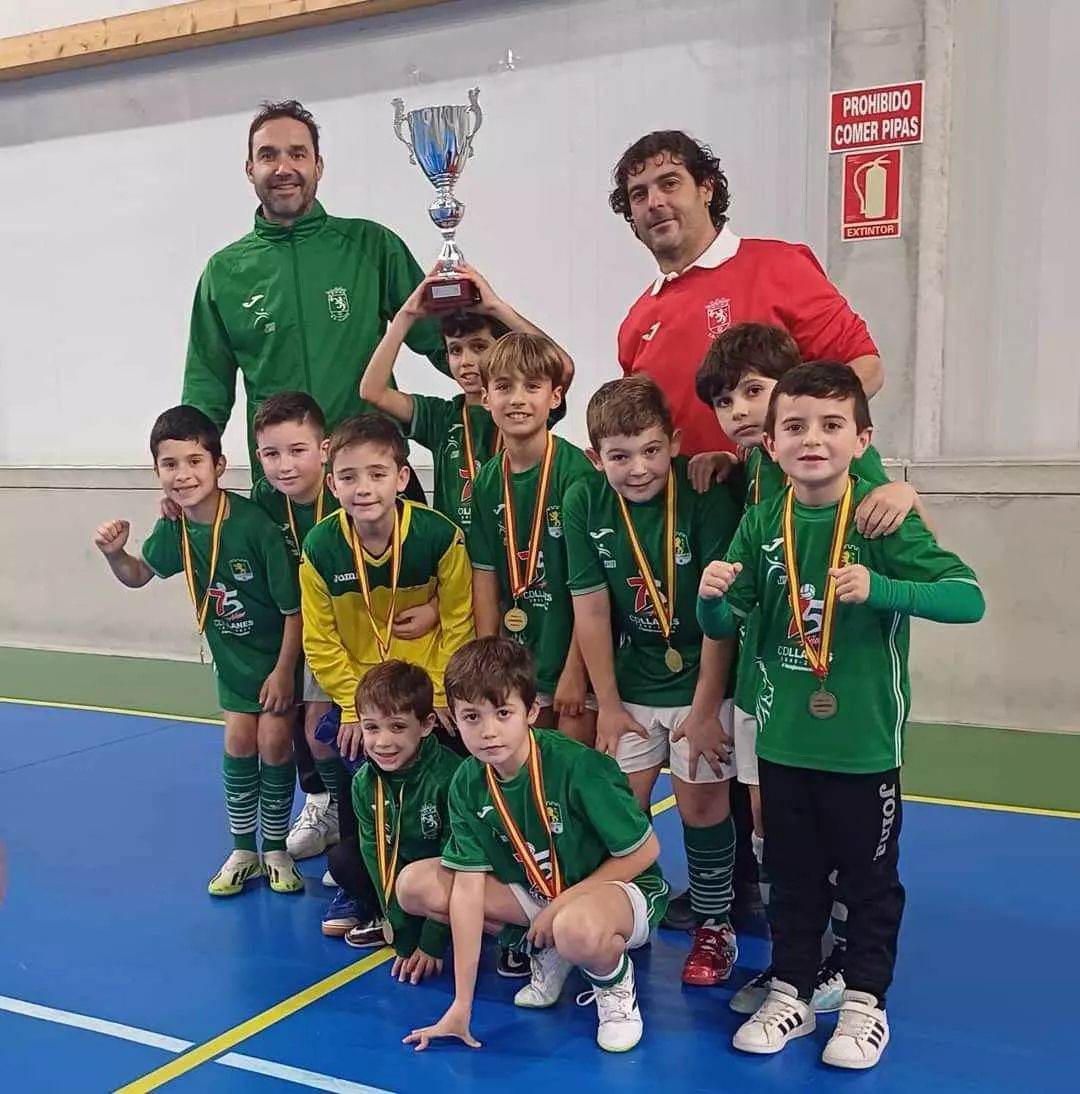 El CD Llanes, campeón de la Panes Cup en 2023.