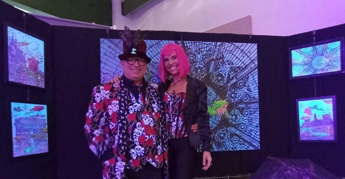 Boris Mörker i la musa protagonista del seu treball, Chiqui Martí han estat protagonistes al Festival de Fotografia i Vídeo Subaquàtic de Mennecy