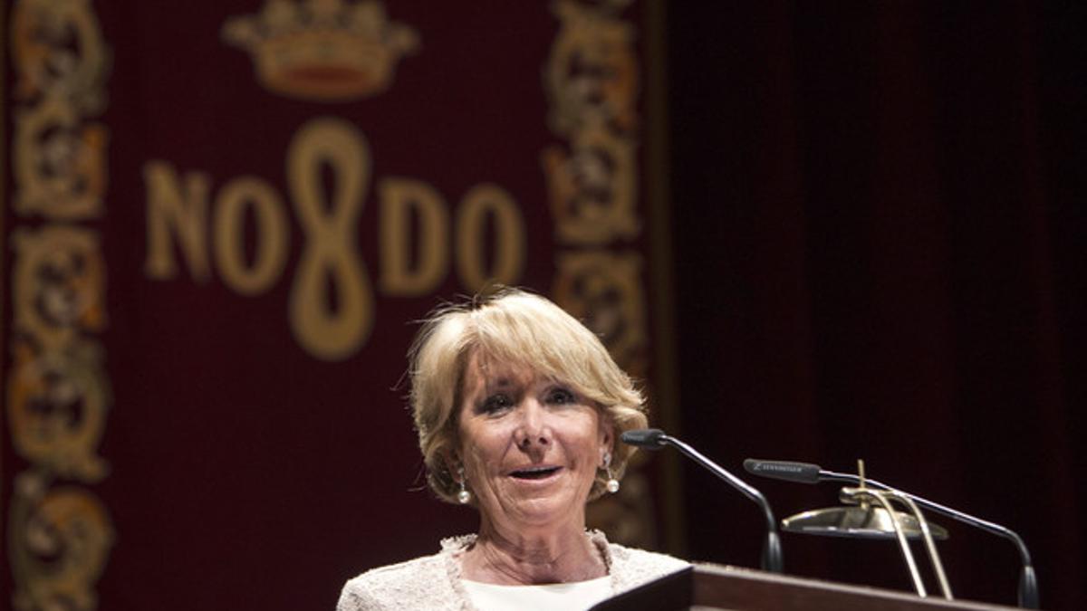 Esperanza Aguirre.