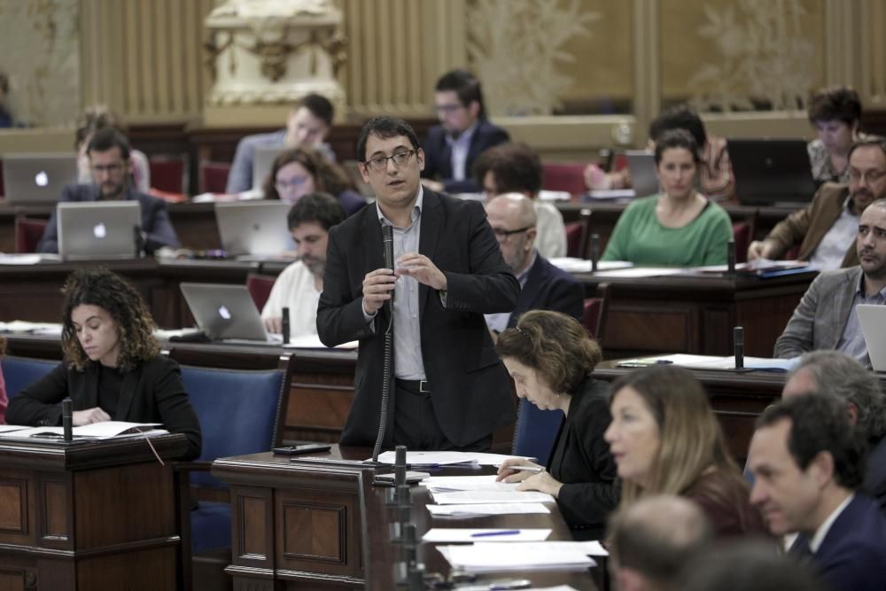 Pleno del Parlament del día 18 de febrero de 2020