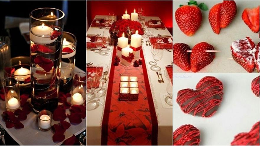Cinco ideas para decorar tu mesa en San Valentín - Levante-EMV