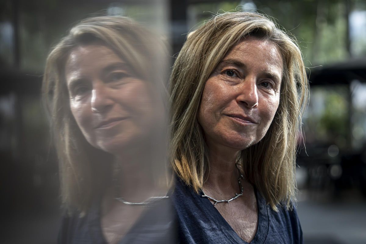 Federica Mogherini, exvicepresidenta de la Comisión Europea.