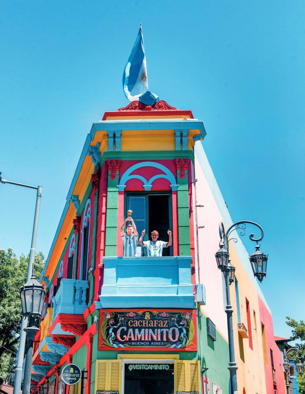 El nuevo ídolo en Caminito