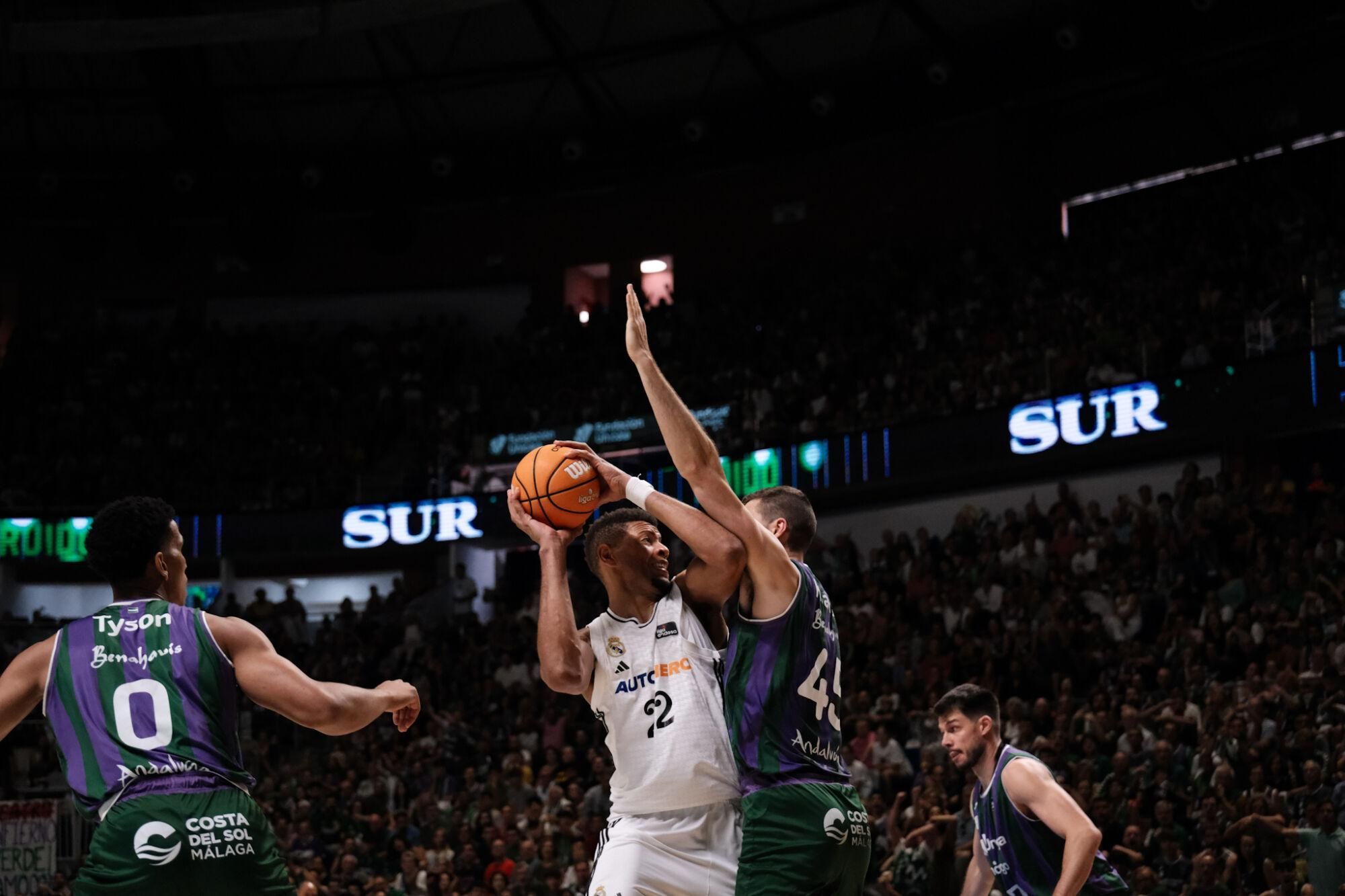 Tercer partido de semifinales de la ACB: Unicaja-Real Madrid