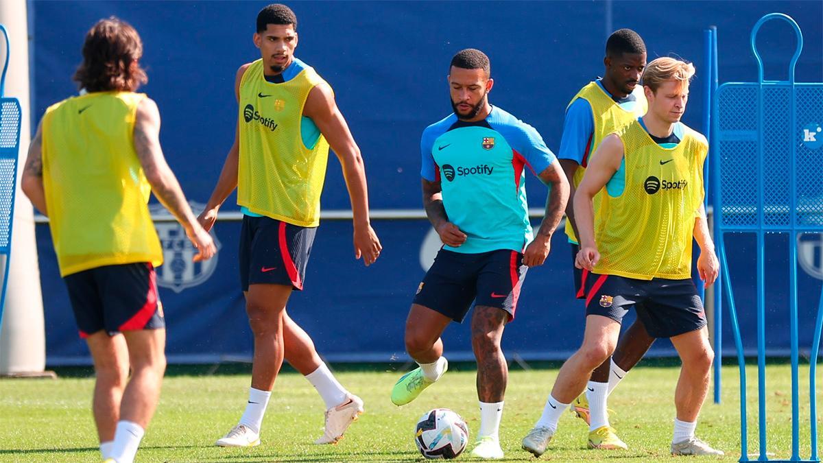 El último entrenamiento del Barça de cara al partido contra el Elche