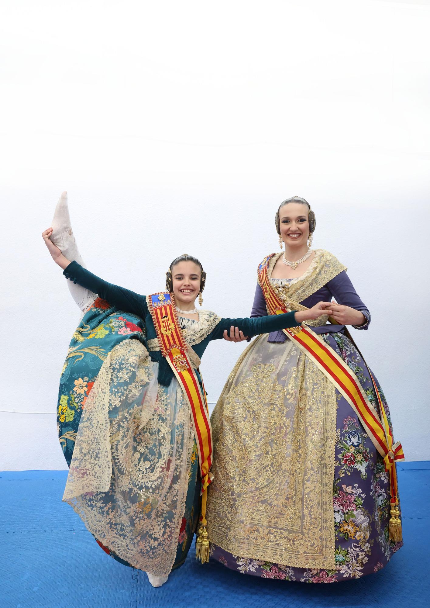 Laura y Paula, en el Extra de Fallas de Superdeporte... con la foto imposible