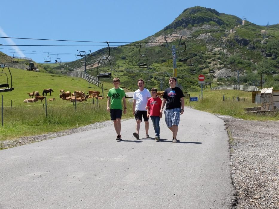 Uso de la estación de esquí de Valgrande-Pajares en verano