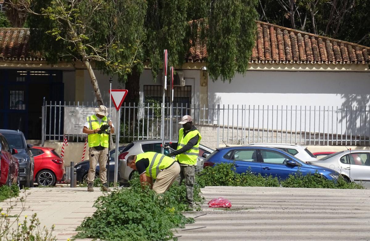 CaixaForum Málaga da su primer paso y borra más de 300 aparcamientos en Manuel Azaña