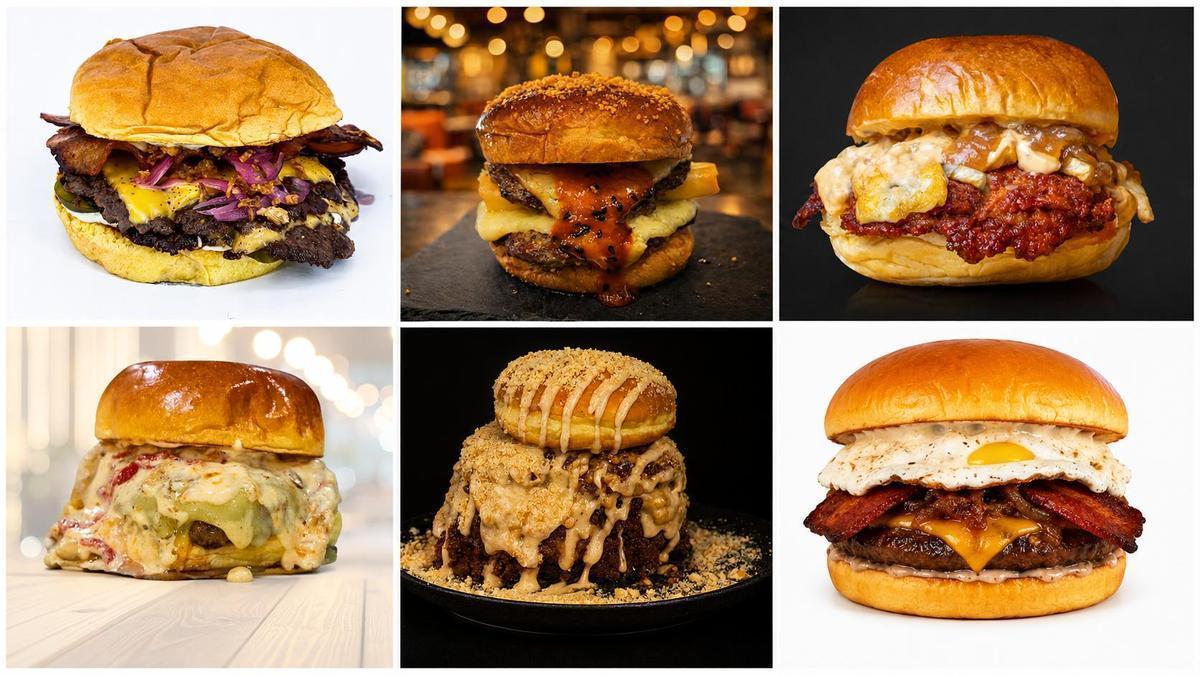 Las seis hamburguesas finalistas del concurso Sa Millor 2026