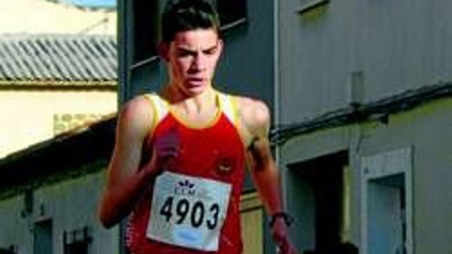 Alvaro Martín, campeón de España cadete de los 5 kilómetros marcha