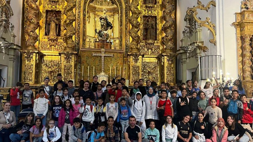 Convivencia intercultural de dos colegios en Lorca
