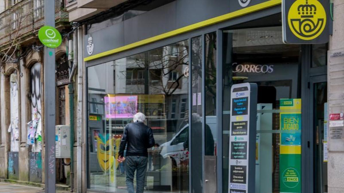 Oficina de Correos de Vilagarcía.