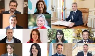 Los conselleiros que debutan y los que repiten: así queda el nuevo gobierno gallego