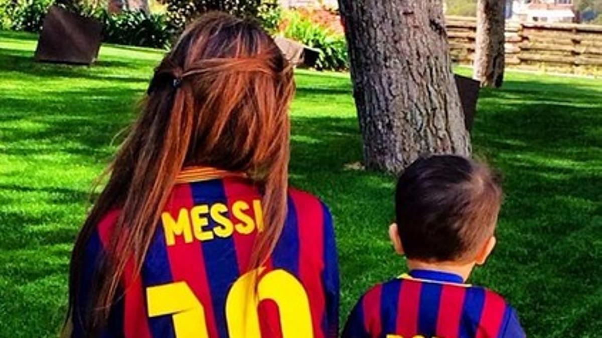 Antonella también tendrá a su hijo Thiago jugando en el Barcelona