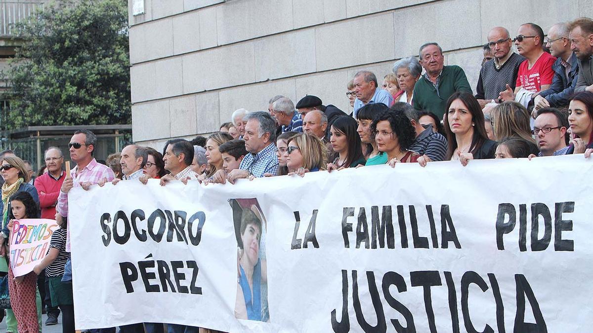 Uno de los actos convocados por la familia para pedir justicia  