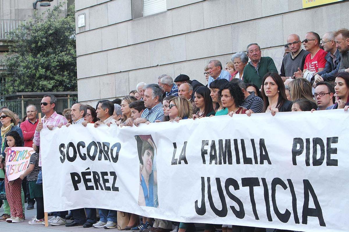 Uno de los actos convocados por la familia para pedir justicia Iñaki Osorio