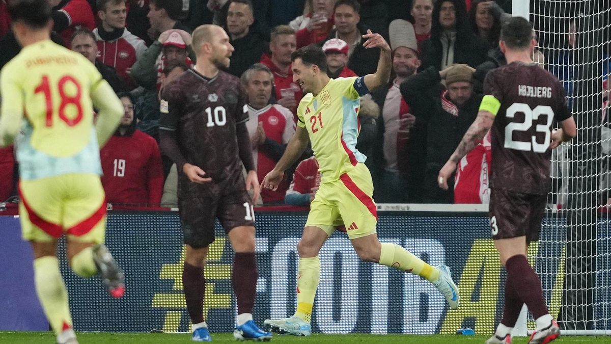 Denmark Spain Nations League Soccer