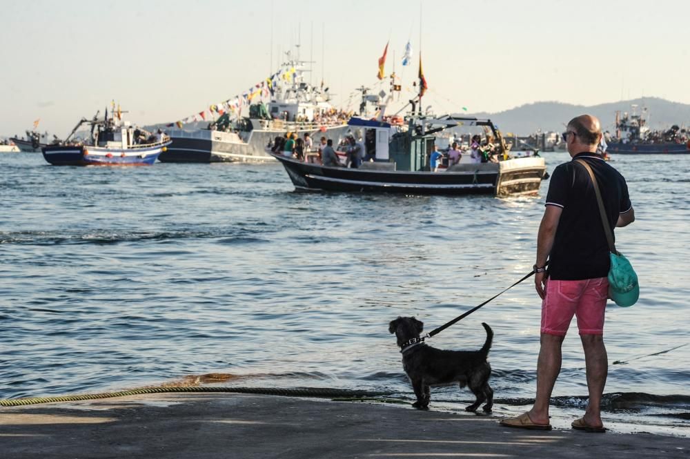 Procesión de la Virgen del Carmen 2017 en Arousa