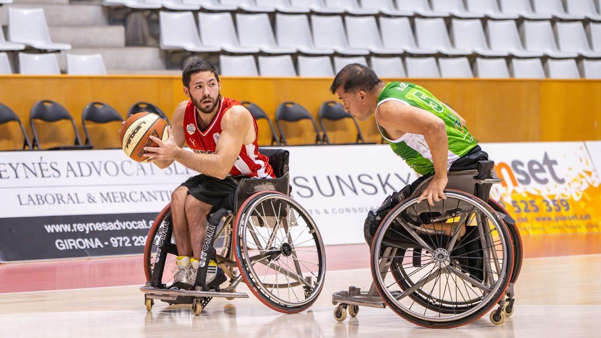 L’equip gironí, en un partit a Fontajau.