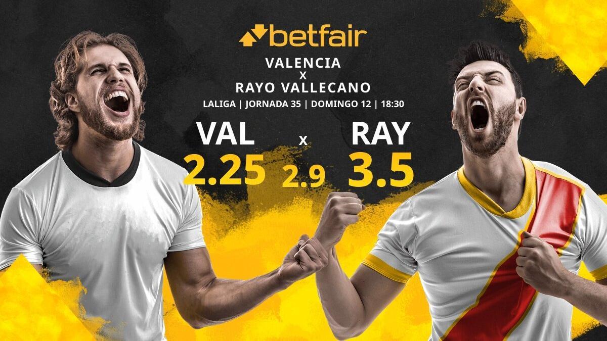 Valencia CF vs. Rayo Vallecano: horario, TV, estadísticas, clasificación y pronósticos