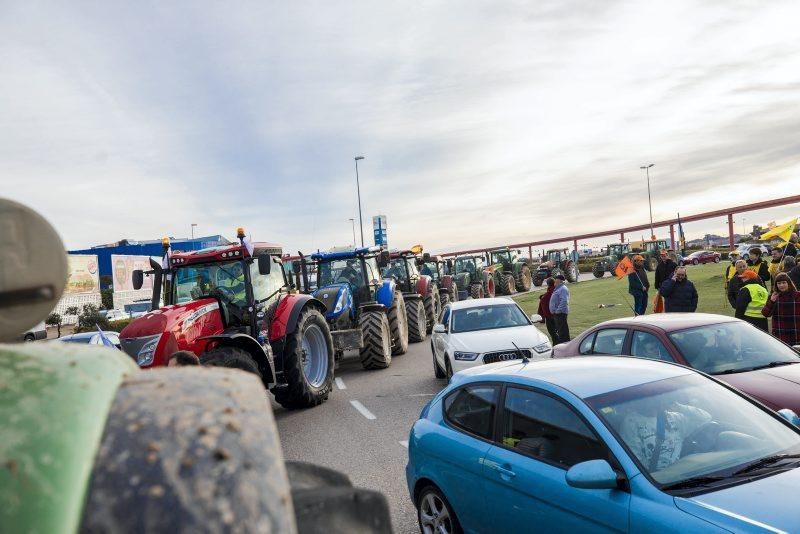 Manifestación de agricultores en Zaragoza