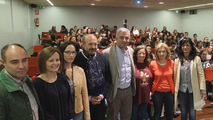 Autoridades políticas y académicas inauguraron ayer el ciclo. // I.Osorio