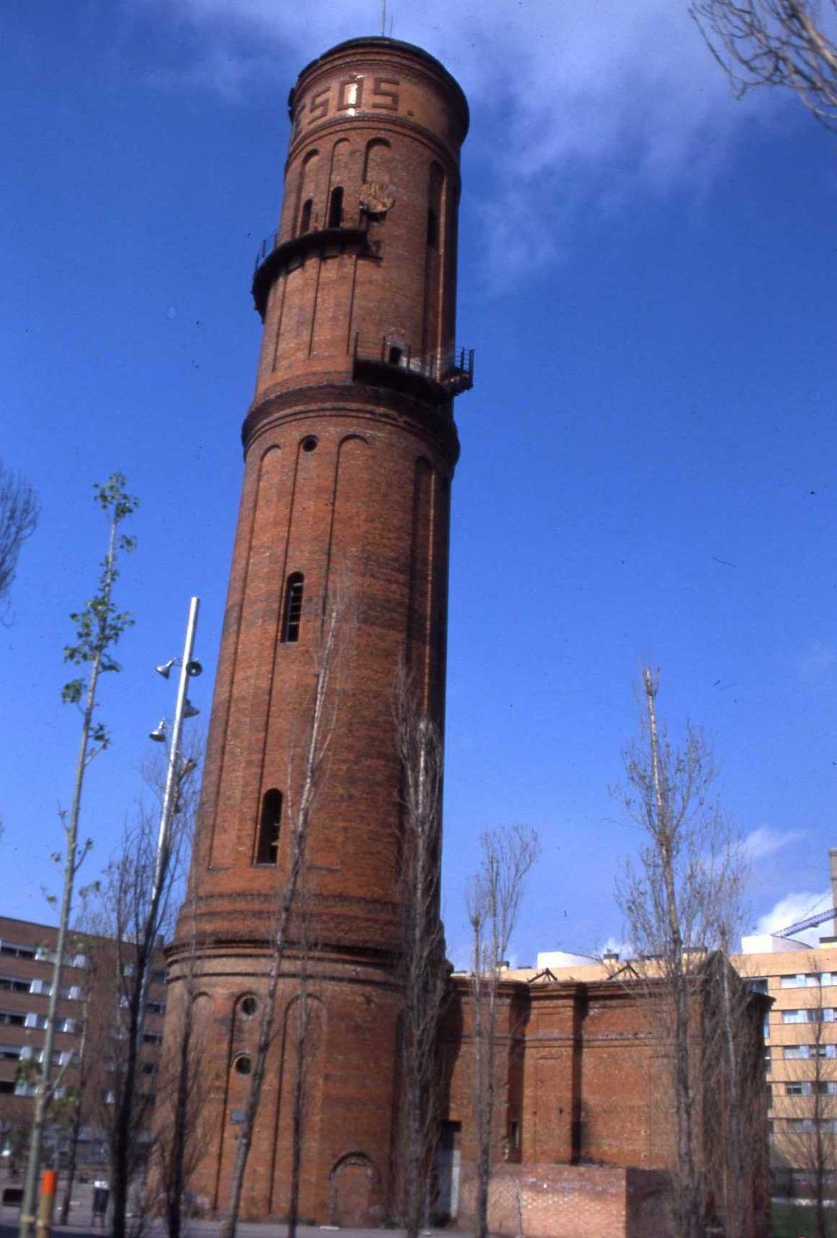 La Torre del Agua de Barcelona.